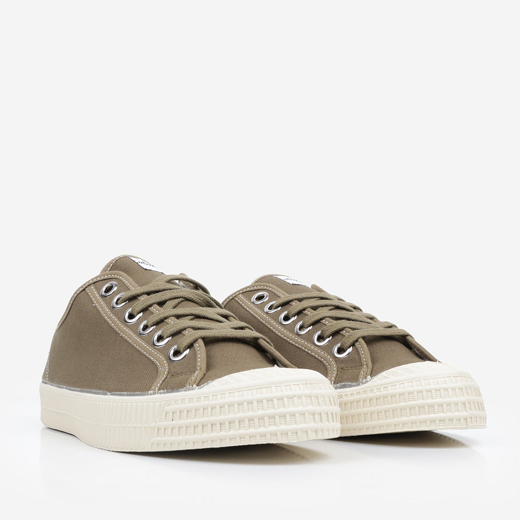 Novesta Star Master Contrast Stitch Shoes, Kari Beige Ecru, Detail Shot 2