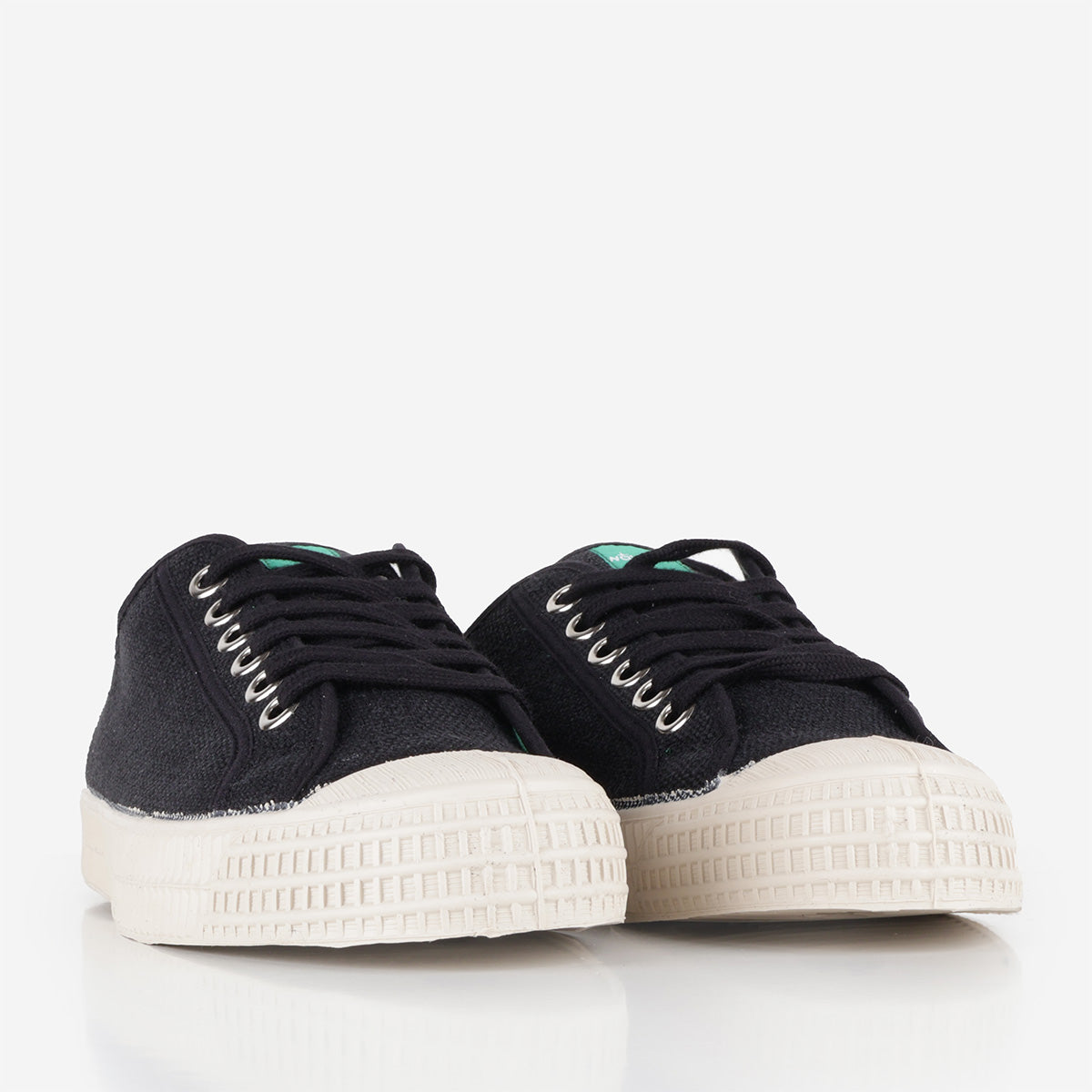 Novesta Star Master Hemp Shoes, Black, Detail Shot 2