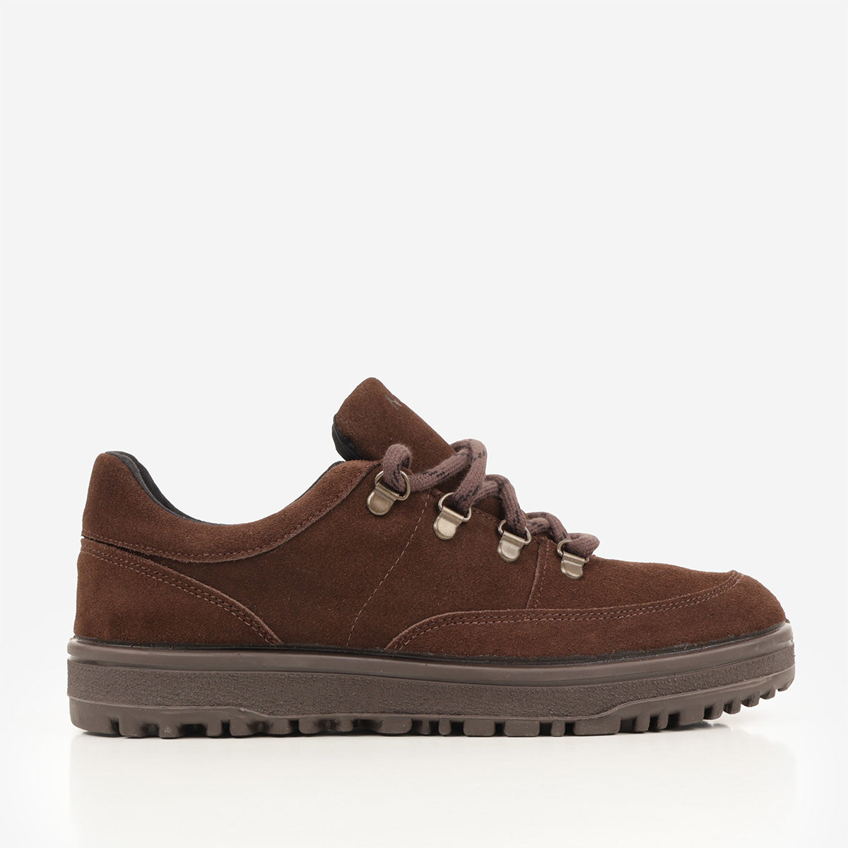 Novesta Trampky Shoes, All Suede Very Brown, Detail Shot 1