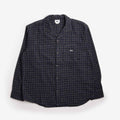 OBEY Adams Woven Shirt, Academy Navy Multi, Detail Shot 1