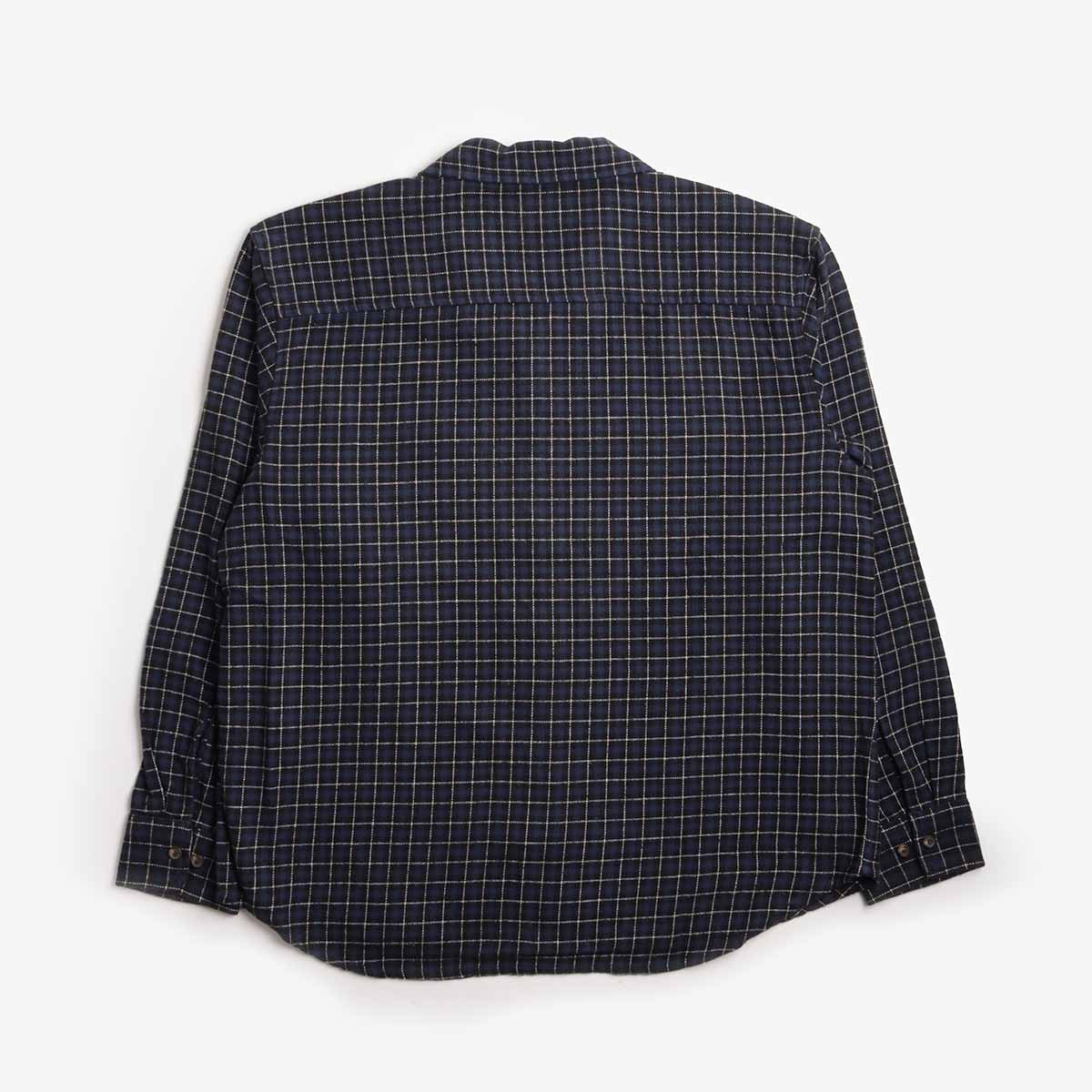 OBEY Adams Woven Shirt, Academy Navy Multi, Detail Shot 2