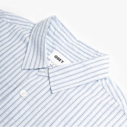 thumbnail OBEY Alan Woven Shirt, Sky Blue, Detail Shot 3