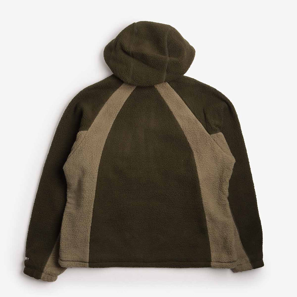 OBEY Alta Fleece Jacket, Rosin Multi, Detail Shot 4