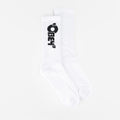OBEY Andy Socks, White, Detail Shot 1