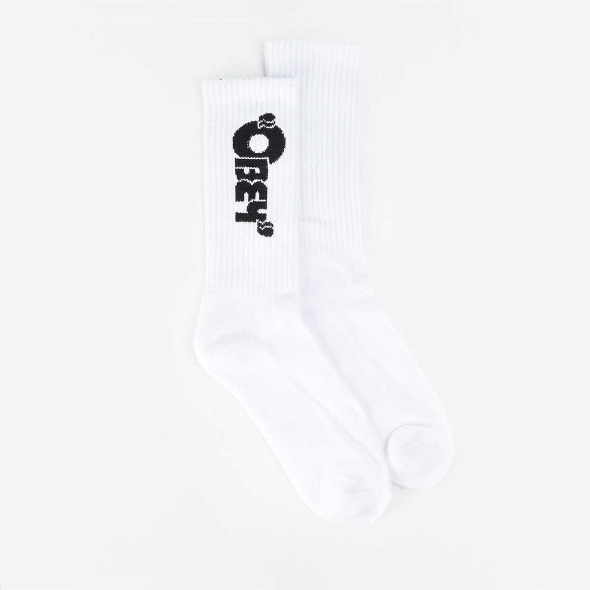 OBEY Andy Socks, White, Detail Shot 1