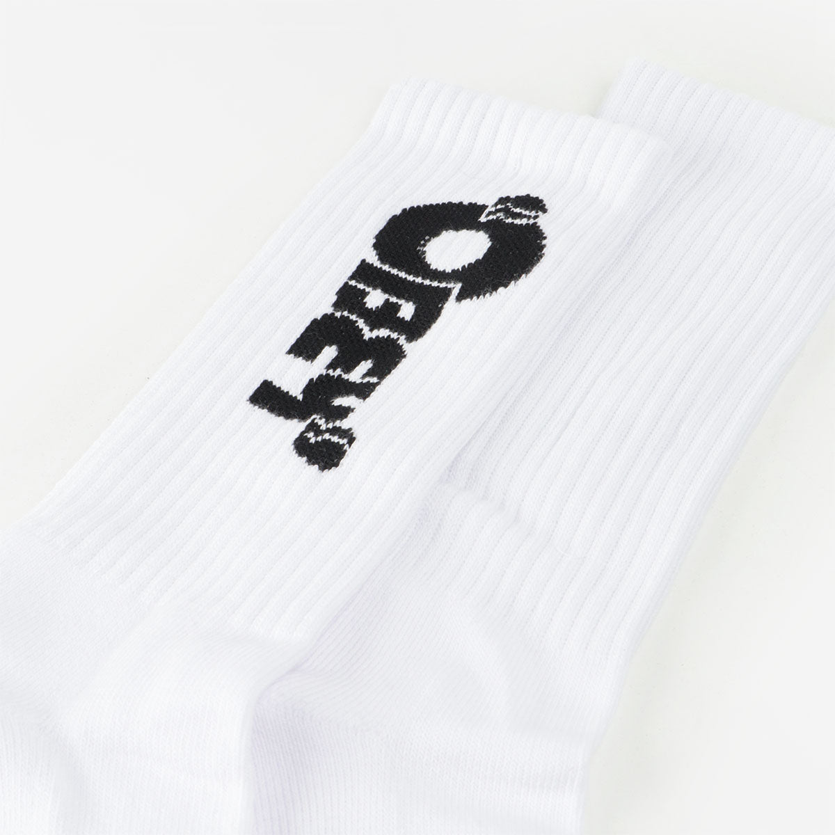 OBEY Andy Socks, White, Detail Shot 3