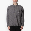 OBEY Bigwig Barry Woven Shirt, Black Multi, Detail Shot 1