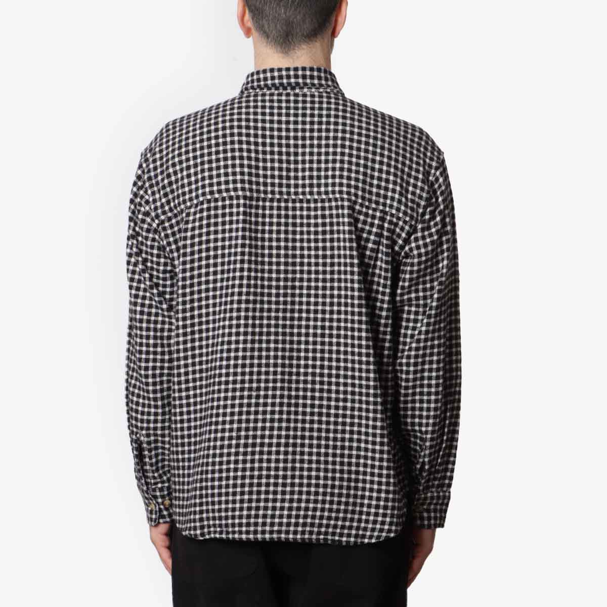 OBEY Bigwig Barry Woven Shirt, Black Multi, Detail Shot 3