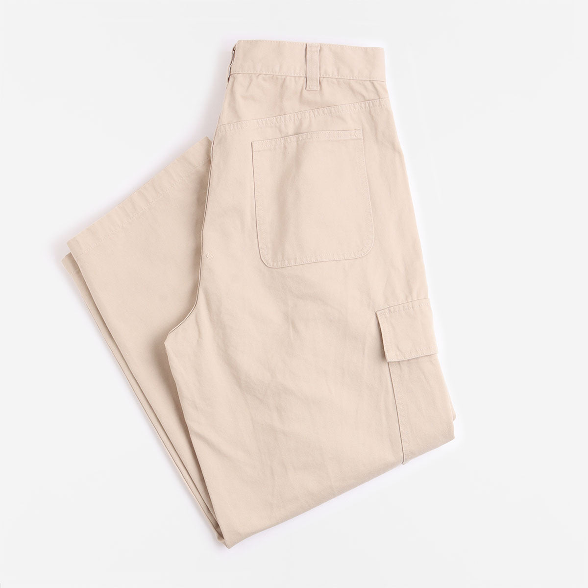OBEY Bigwig Baggy Twill Cargo Pant, Silver Grey, Detail Shot 1