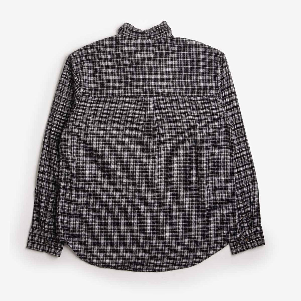 OBEY Bigwig Rick Woven Shirt, Black Multi, Detail Shot 2
