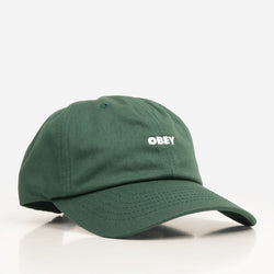 thumbnail OBEY Bold Curve 6 Panel Cap, Spruce, Detail Shot 1