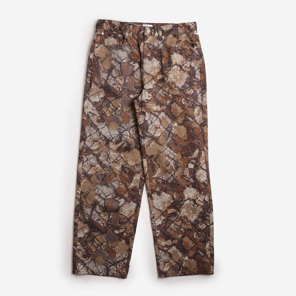 OBEY Classic Baggy Denim Pant, Fence Camo, Detail Shot 1