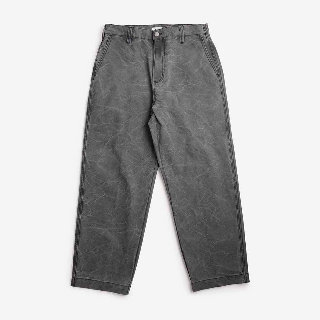 OBEY Commons Wrinkle Pant, Black Wrinkle Wash, Detail Shot 1