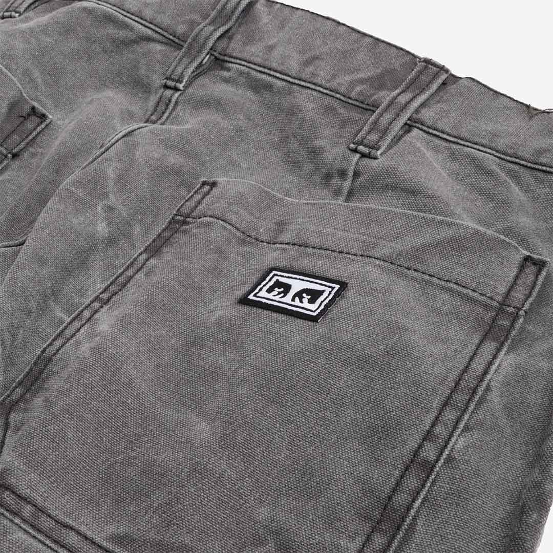 OBEY Commons Wrinkle Pant, Black Wrinkle Wash, Detail Shot 3