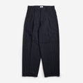 OBEY Dean Stripe Pleated Pant, Midnight Navy Multi, Detail Shot 1
