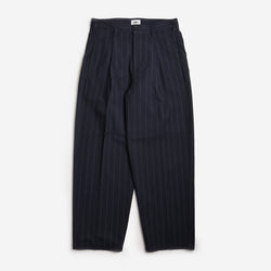 thumbnail OBEY Dean Stripe Pleated Pant, Midnight Navy Multi, Detail Shot 1