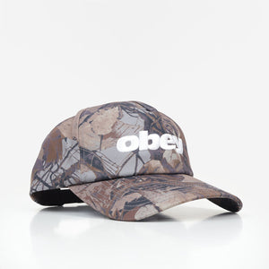 OBEY Delta 5 Panel Snapback - Brown