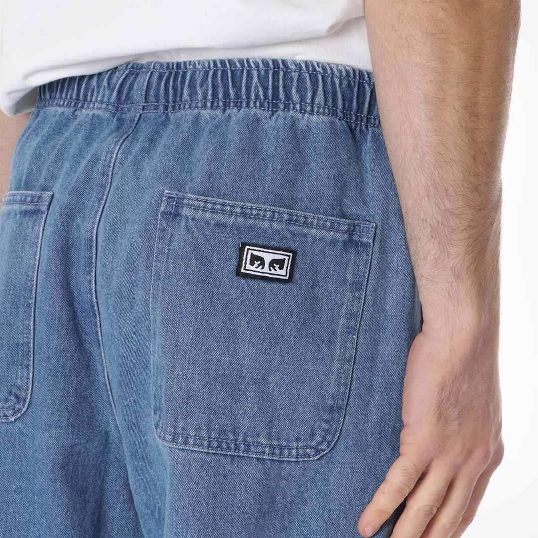 OBEY Easy Denim Pant, Light Indigo, Detail Shot 4
