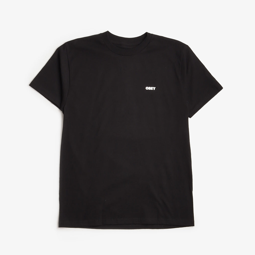 OBEY Erase All Thought T-Shirt, Black, Detail Shot 1