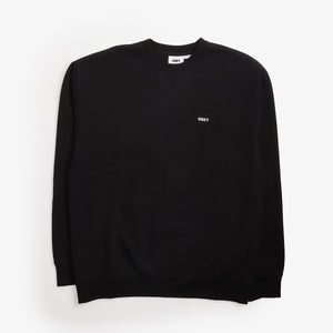 OBEY Established Works Bold Crewneck Sweatshirt II - Black