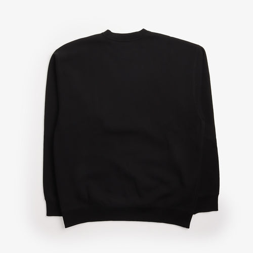 OBEY Established Works Bold Crewneck Sweatshirt II in Black, back view