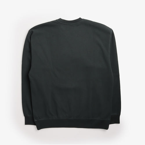 OBEY Established Works Bold Crewneck Sweatshirt II in Green Gables, back view