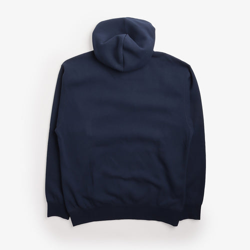 OBEY Established Works Bold Hoodie II in Navy, back view