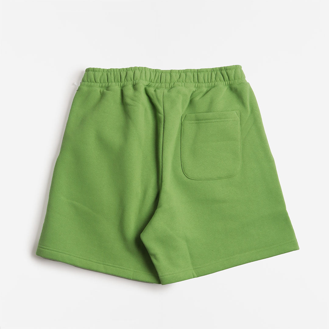 OBEY Established Works Bold Sweat Shorts, Piquant Green, Detail Shot 2