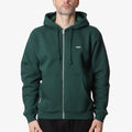 OBEY Established Works Bold Zip Hoodie II, Rain Forest, Detail Shot 1