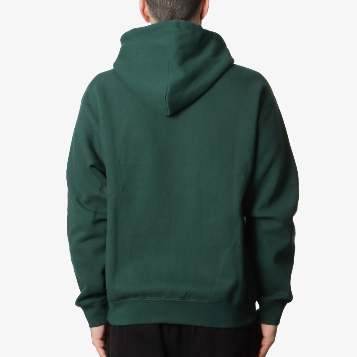 OBEY Established Works Bold Zip Hoodie II, Rain Forest, Detail Shot 3