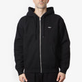 OBEY Established Works Bold Zip Hoodie II, Black, Detail Shot 1
