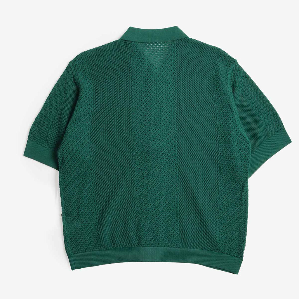 OBEY Evan Sweater Shirt, Forest Green, Detail Shot 4