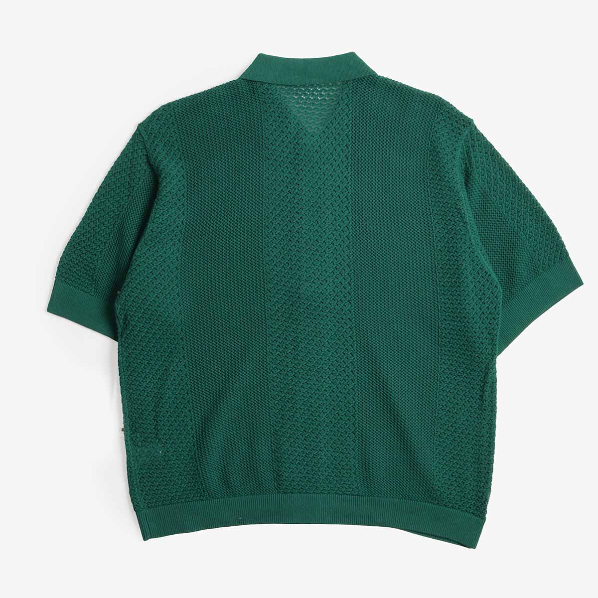OBEY Evan Sweater Shirt, Forest Green, Detail Shot 4