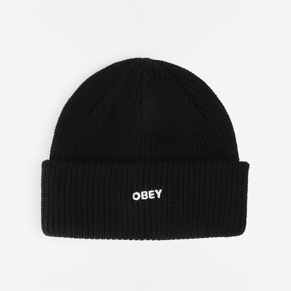 OBEY Future Beanie, Black, Detail Shot 1