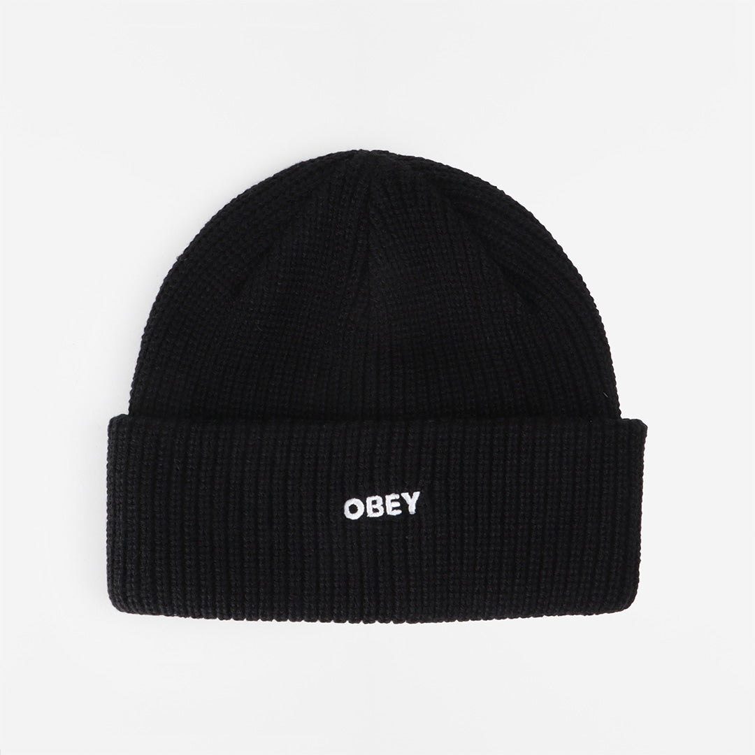 OBEY Future Beanie, Black, Detail Shot 1
