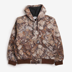 thumbnail OBEY Glen Zip Up Jacket, Fence Camo Multi, Detail Shot 1