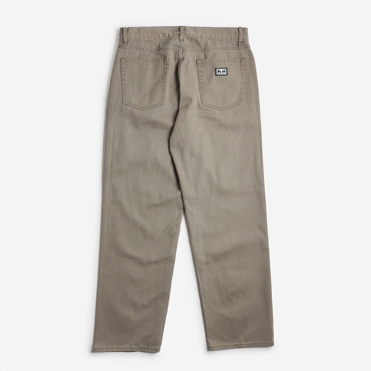 OBEY Hardwork Denim Pant, Tea Leaf Faded Wash, Detail Shot 4