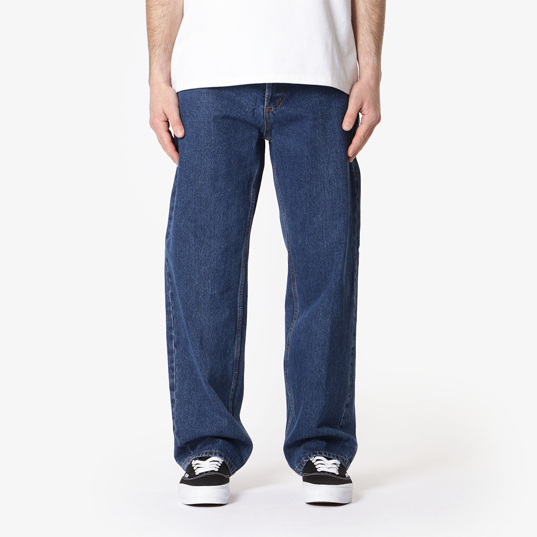 OBEY Hardwork Denim Pant, Stonewash Indigo, Detail Shot 1