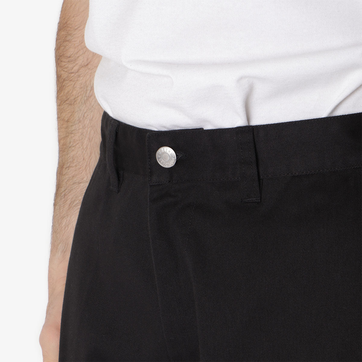 OBEY Hardwork Work Pant, Black, Detail Shot 2