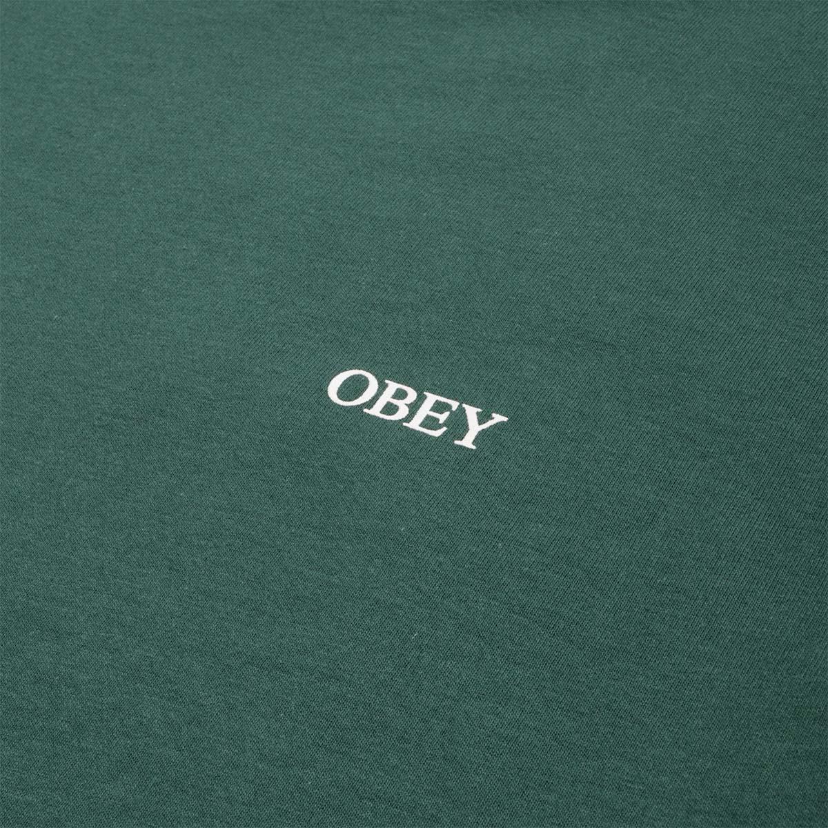 OBEY Icon Arch T-Shirt, Rainforest, Detail Shot 4