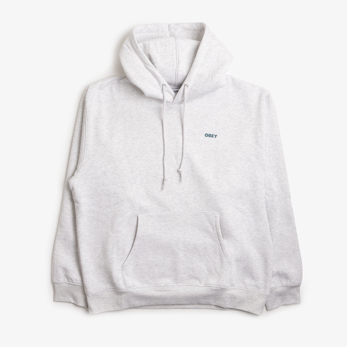 OBEY Icon Eye Wreath Hoodie, Heather Grey, Detail Shot 1