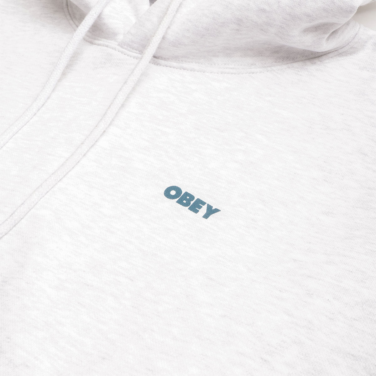 OBEY Icon Eye Wreath Hoodie, Heather Grey, Detail Shot 3