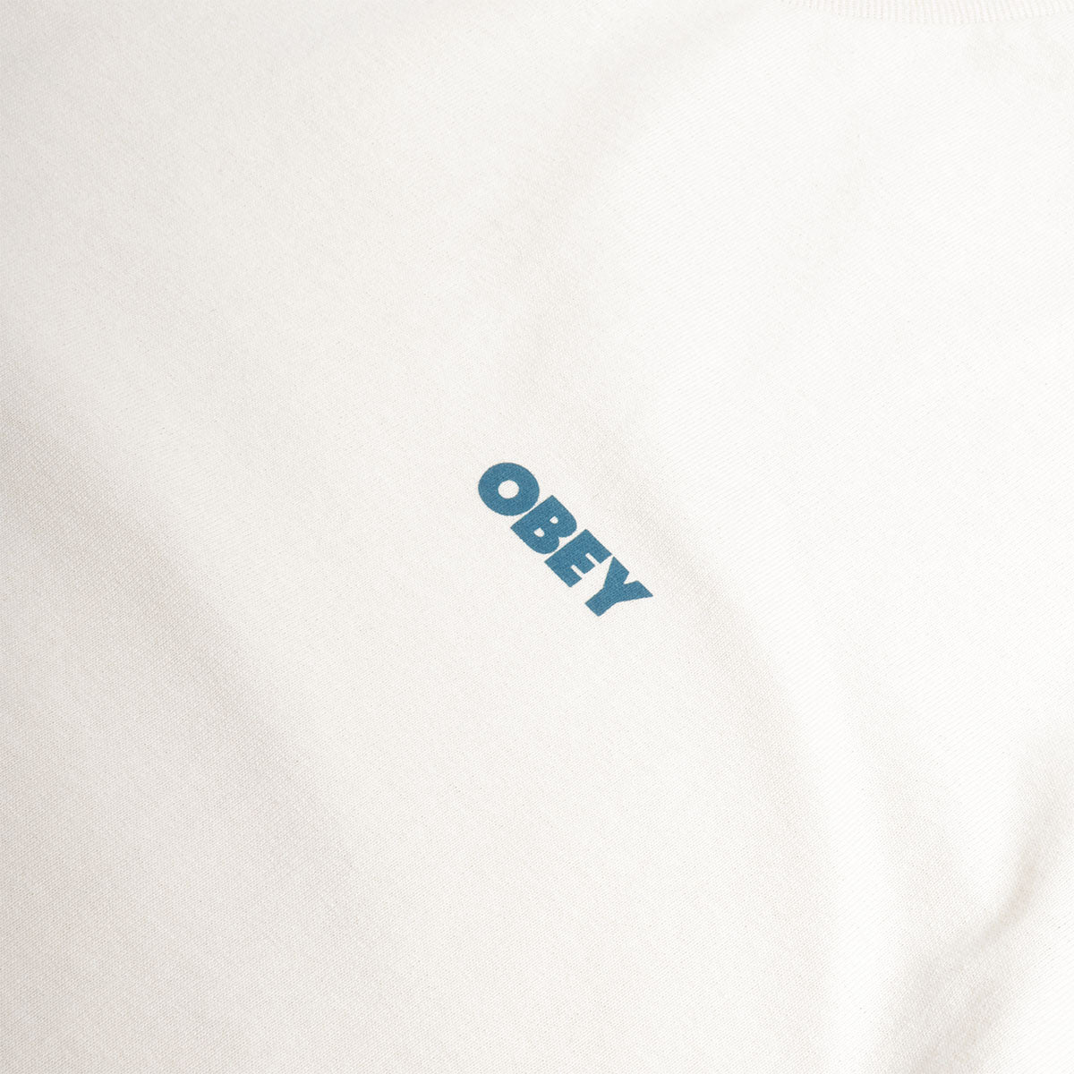 OBEY Icon Eye Wreath T-Shirt, Cream, Detail Shot 3