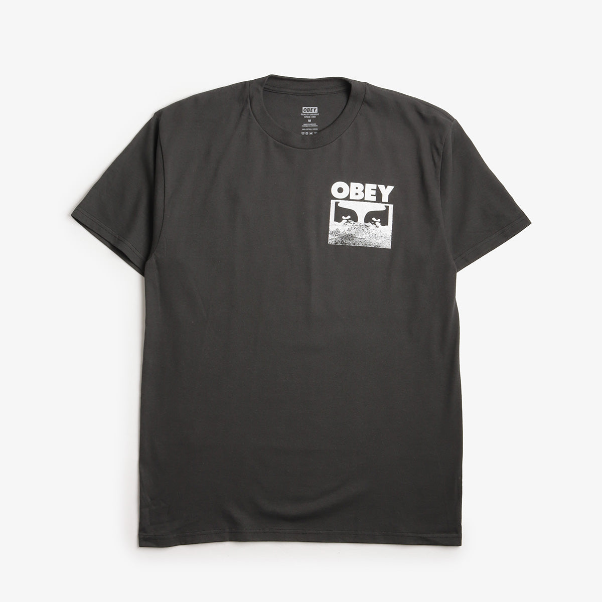 OBEY In A Different Place T-Shirt, Vintage Black, Detail Shot 2