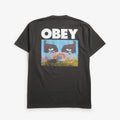 OBEY In A Different Place T-Shirt, Vintage Black, Detail Shot 1