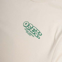 thumbnail OBEY Knowledge & Growth T-Shirt, Cream, Detail Shot 3