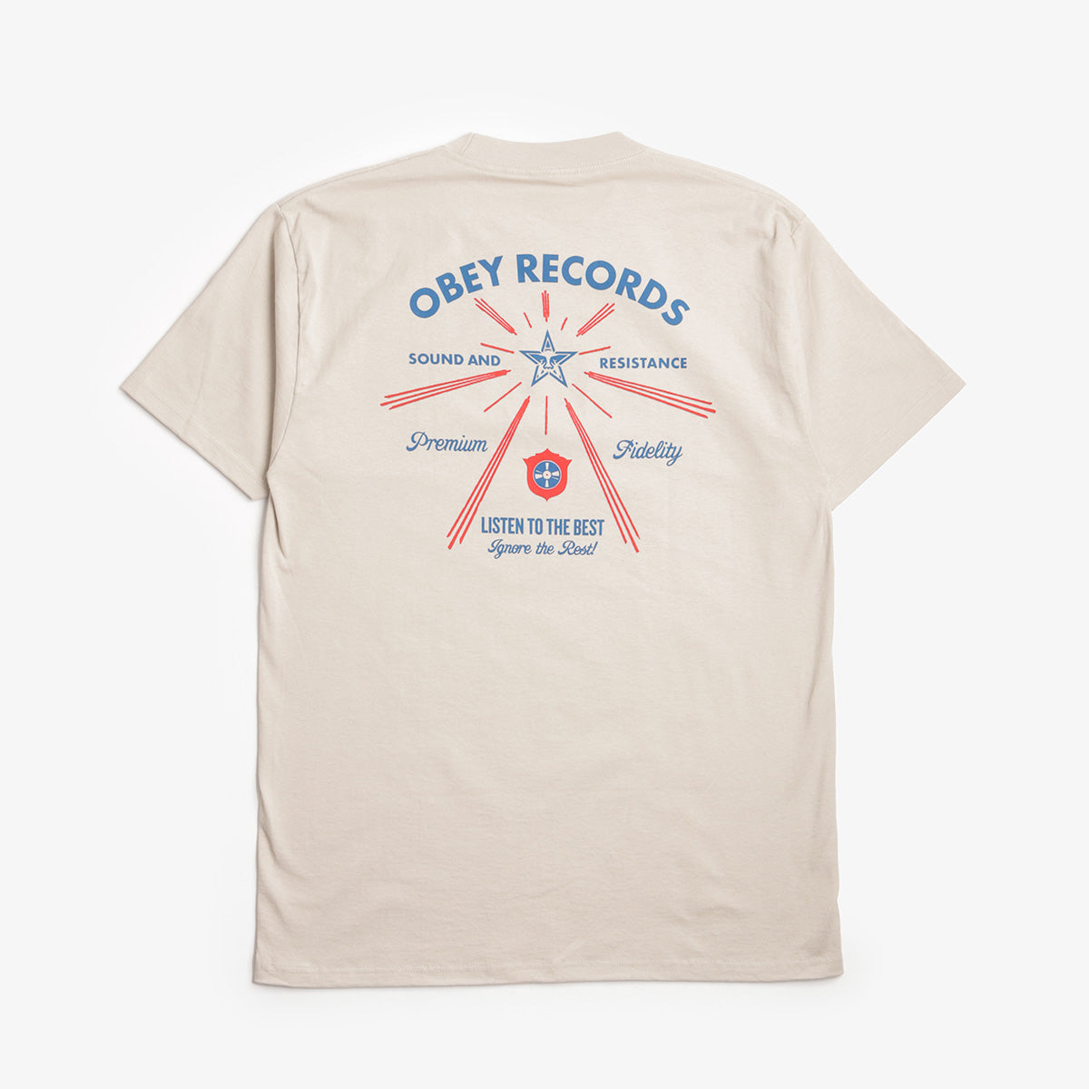main OBEY Listen To The Best T-Shirt