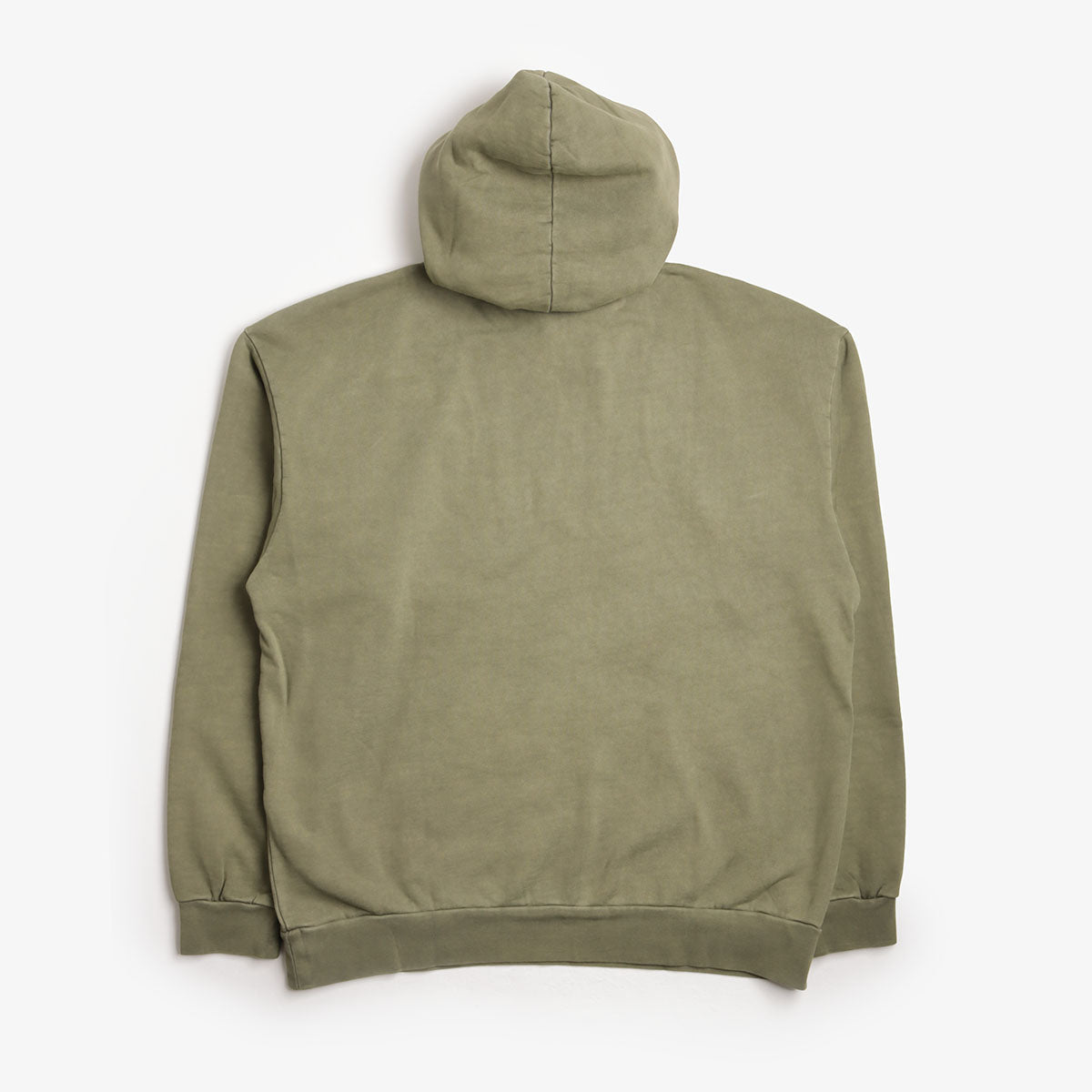 OBEY Lowercase Pigment Hoodie, Pigment Deep Lichen Green, Detail Shot 2