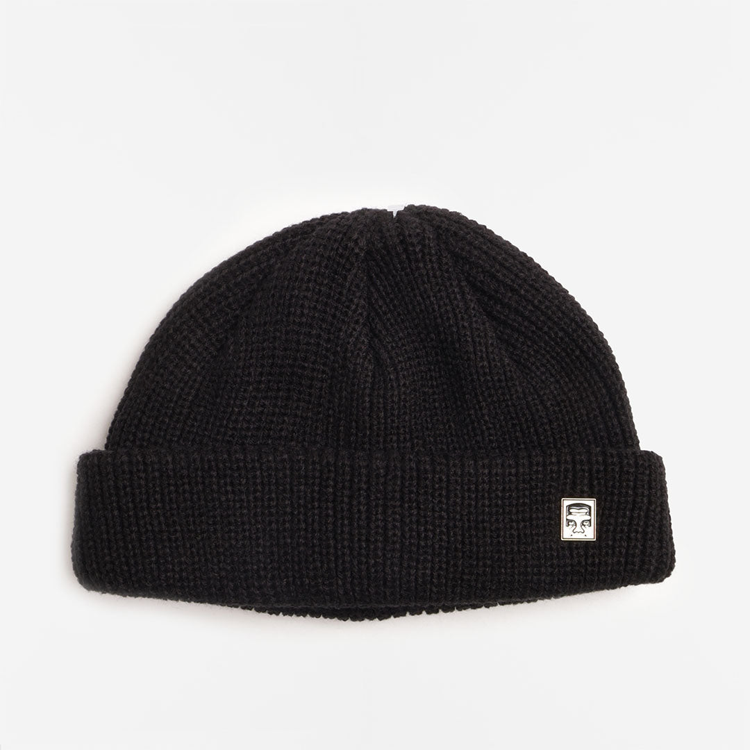 OBEY Micro Beanie, Black, Detail Shot 1