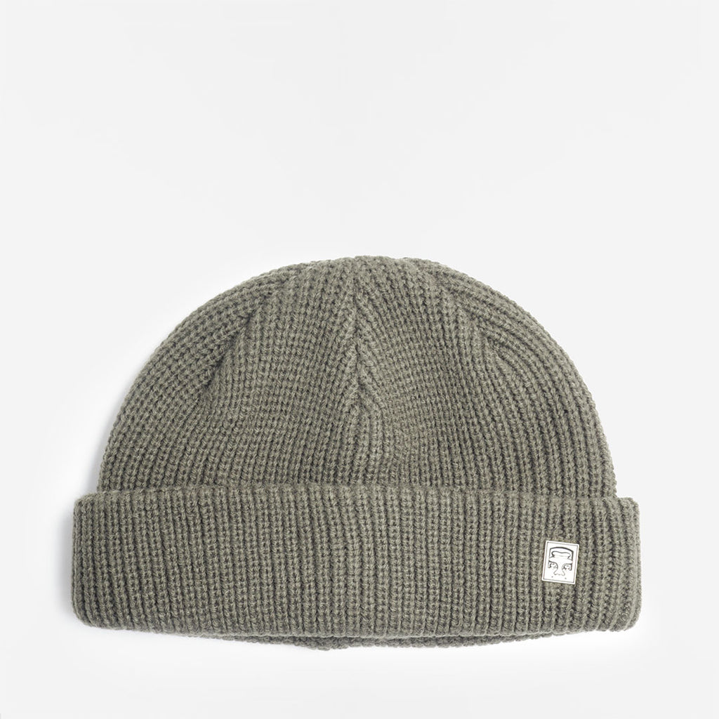 OBEY Micro Beanie, Kombu Green, Detail Shot 1